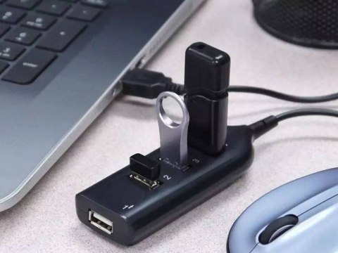 Hub usb rozdzielacz na 4 porty rozgałęźnik usb 2.0 Hub usb rozdzielacz na 4 porty rozgałęźnik usb 2.0