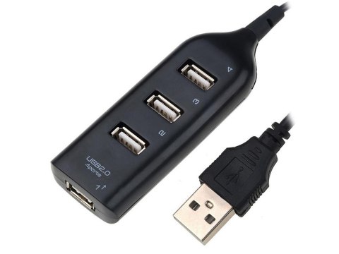 Hub usb rozdzielacz na 4 porty rozgałęźnik usb 2.0 Hub usb rozdzielacz na 4 porty rozgałęźnik usb 2.0