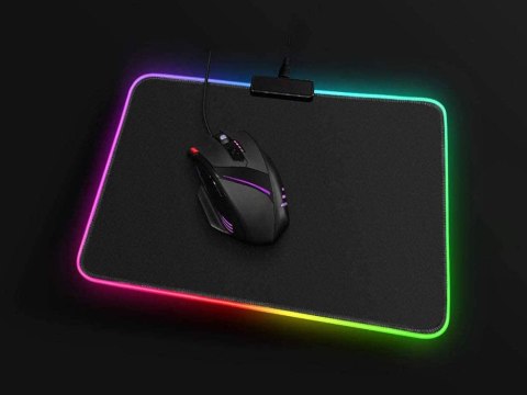 Podświetlana podkłada pod mysz gamingowa led 35x25 Podświetlana podkłada pod mysz gamingowa led 35x25