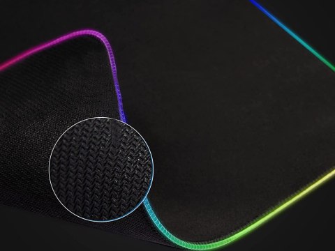 Podświetlana podkłada pod mysz gamingowa led 35x25 Podświetlana podkłada pod mysz gamingowa led 35x25