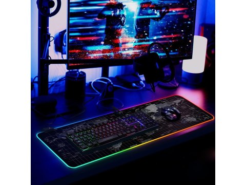 Podświetlana podkłada pod mysz gamingowa led xxxl Podświetlana podkłada pod mysz gamingowa led xxxl