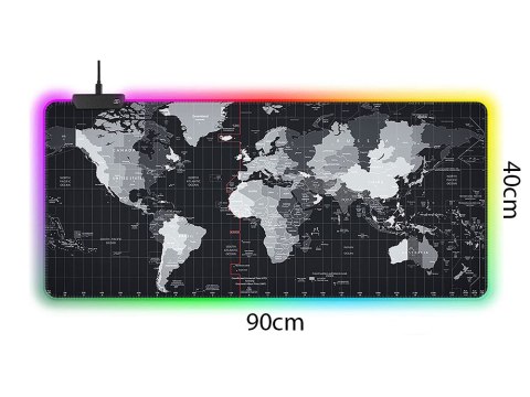 Podświetlana podkłada pod mysz gamingowa led xxxl Podświetlana podkłada pod mysz gamingowa led xxxl