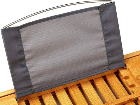 Półka na wannę regulowana duża bamboo spa nakładka Półka na wannę regulowana duża bamboo spa nakładka