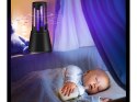 Lampa owadobójcza na komary owady muchy uv skuteczna 5w cicha szczoteczka