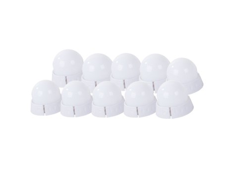 Lampki do lustra toaletki led zestaw makijaż 10szt Lampki do lustra toaletki led zestaw makijaż 10szt