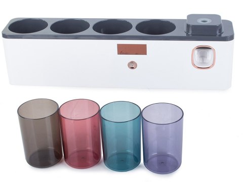 Organizer na szczoteczki kubki dozownik pasty uv Organizer na szczoteczki kubki dozownik pasty uv