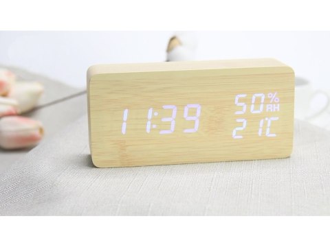 Elektroniczny budzik zegar termometr higrometr usb Elektroniczny budzik zegar termometr higrometr usb