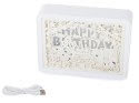 Lampka nocna papierowa wycinanki światło 3d usb