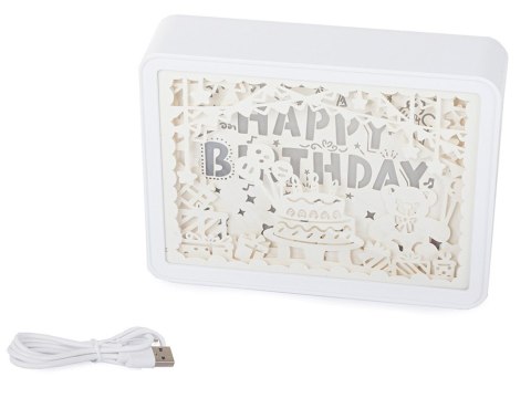 Lampka nocna papierowa wycinanki światło 3d usb Lampka nocna papierowa wycinanki światło 3d usb