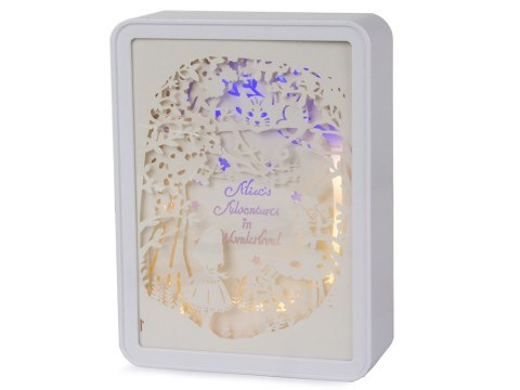 Lampka nocna papierowa wycinanki światło 3d usb Lampka nocna papierowa wycinanki światło 3d usb