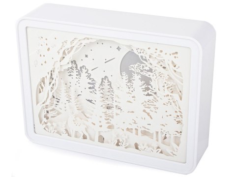 Lampka nocna papierowa wycinanki światło 3d usb Lampka nocna papierowa wycinanki światło 3d usb