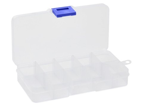 Pojemnik organizer na śrubki leki 10 przegródek Pojemnik organizer na śrubki leki 10 przegródek