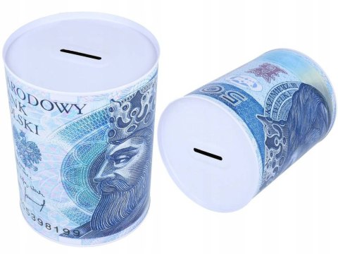 Skarbonka metalowa na pieniądze puszka banknot Skarbonka metalowa na pieniądze puszka banknot