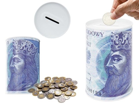 Skarbonka metalowa na pieniądze puszka banknot Skarbonka metalowa na pieniądze puszka banknot