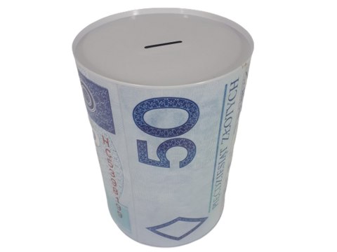 Skarbonka metalowa na pieniądze puszka banknot Skarbonka metalowa na pieniądze puszka banknot