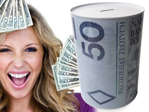 Skarbonka metalowa na pieniądze puszka banknot Skarbonka metalowa na pieniądze puszka banknot