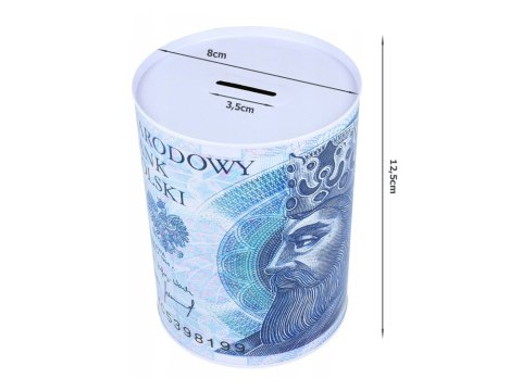 Skarbonka metalowa na pieniądze puszka banknot Skarbonka metalowa na pieniądze puszka banknot