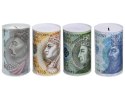 Skarbonka metalowa na pieniądze puszka xl duża