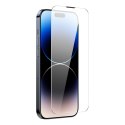 2X SZKŁO HARTOWANE DO IPHONE 14 PRO MAX NA CAŁY EKRAN Z OSŁONĄ NA GŁOŚNIK 0.3MM