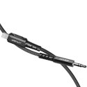 KABEL PRZEWÓD AUDIO AUX DO IPHONE MFI LIGHTNING - 3.5MM MINI JACK 1.2M CZARNY