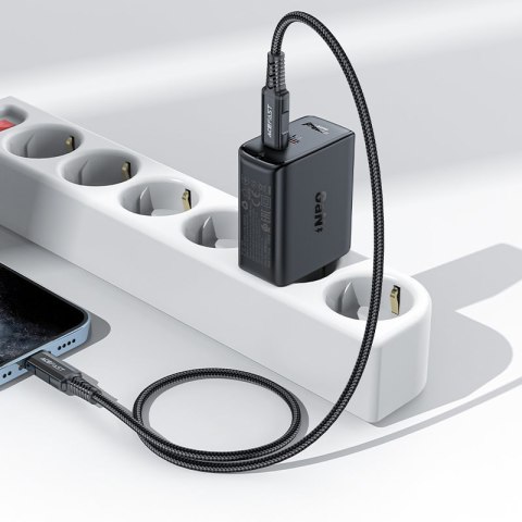 ŁADOWARKA SIECIOWA A29 GAN DWA PORTY USB-C PD 50W BIAŁY ŁADOWARKA SIECIOWA A29 GAN DWA PORTY USB-C PD 50W BIAŁY