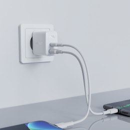 ŁADOWARKA SIECIOWA USB-C USB 32W PPS PD QC 3.0 AFC FCP BIAŁY