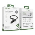 PRZEJŚCIÓWKA ADAPTER AUDIO AUX DO IPHONE MFI LIGHTNING - 3.5MM MINI JACK 18CM CZARNY