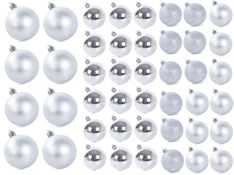 Bombki choinkowe na choinkę 6/4/3 cm zestaw 100szt Bombki choinkowe na choinkę 6/4/3 cm zestaw 100szt