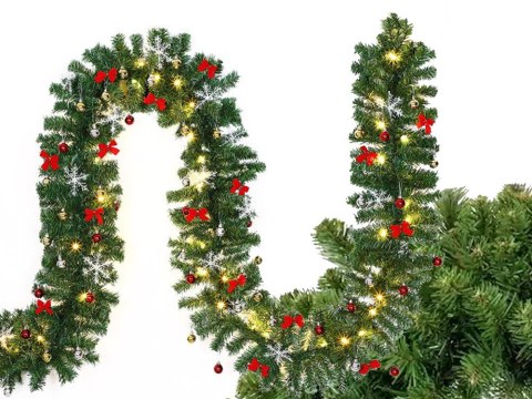 Girlanda choinkowa świąteczna dekoracyjna 280cm Girlanda choinkowa świąteczna dekoracyjna 280cm