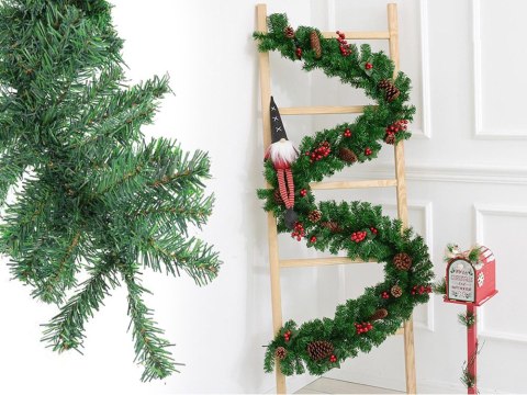Girlanda choinkowa świąteczna dekoracyjna 280cm Girlanda choinkowa świąteczna dekoracyjna 280cm