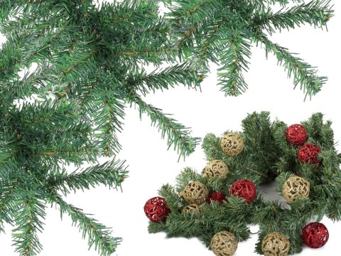 Girlanda choinkowa świąteczna dekoracyjna 280cm Girlanda choinkowa świąteczna dekoracyjna 280cm