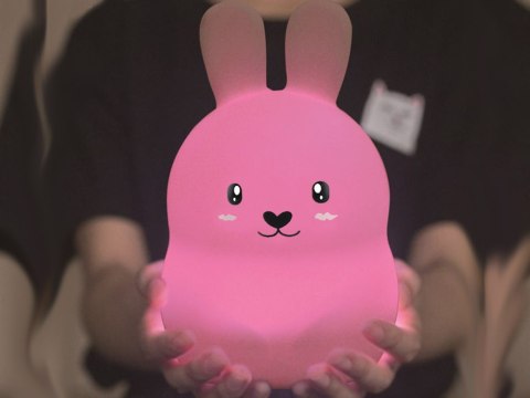 Lampka nocna dla dzieci led królik dotyk rgb pilot Lampka nocna dla dzieci led królik dotyk rgb pilot