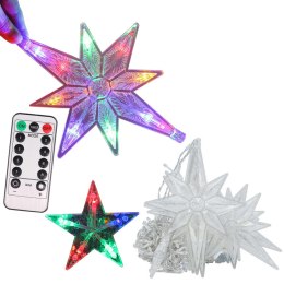 Lampki girlanda gwiazdki kurtyna świetlna 138 led