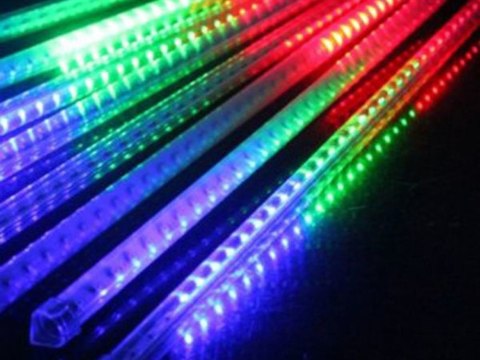 Lampki sople meteory led padający śnieg 50cm ip44 Lampki sople meteory led padający śnieg 50cm ip44