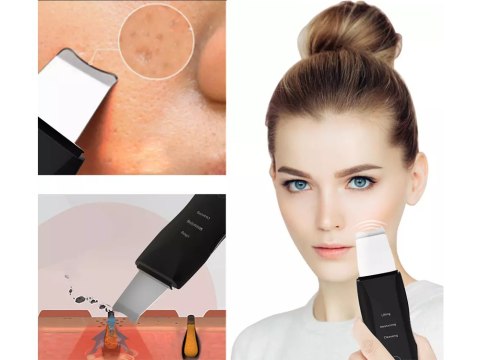 Peeling kawitacyjny do twarzy ultradźwiękowy aku Peeling kawitacyjny do twarzy ultradźwiękowy aku