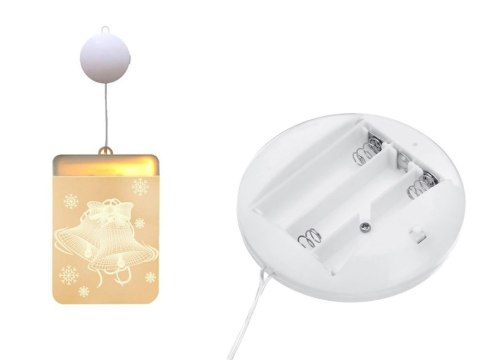Witraż led 3d na okno ozdoba lampki świąteczne Witraż led 3d na okno ozdoba lampki świąteczne