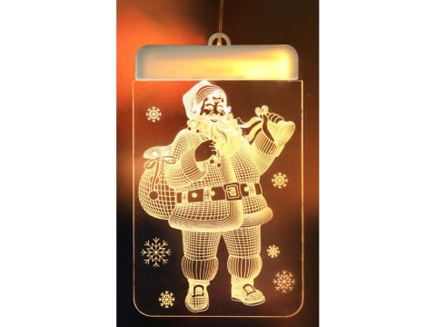 Witraż led 3d na okno ozdoba lampki świąteczne Witraż led 3d na okno ozdoba lampki świąteczne