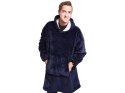 Ciepła bluza koc oversize xxl 2w1 gruba futrzak