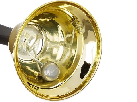 Dzwonek świętego mikołaja metalowy złoty ozdoba Dzwonek świętego mikołaja metalowy złoty ozdoba