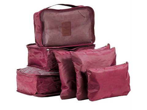 Organizery podróżne do walizki siatki na pranie x6 Organizery podróżne do walizki siatki na pranie x6