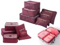 Organizery podróżne do walizki siatki na pranie x6