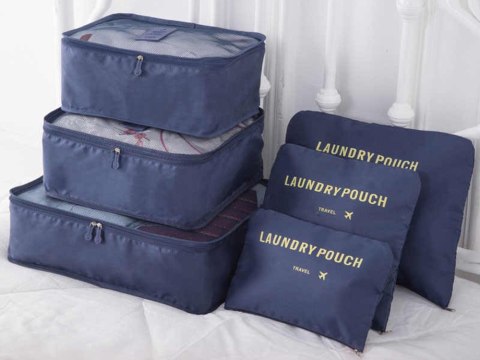Organizery podróżne do walizki siatki na pranie x6 Organizery podróżne do walizki siatki na pranie x6
