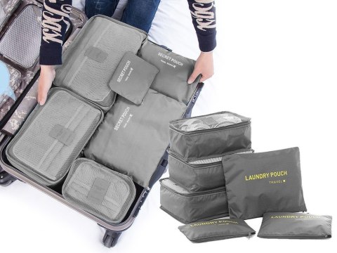 Organizery podróżne do walizki siatki na pranie x6 Organizery podróżne do walizki siatki na pranie x6