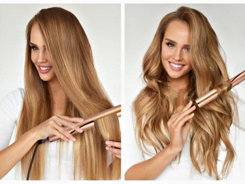 Prostownica do włosów lokówka ceramiczna 2w1 twist Prostownica do włosów lokówka ceramiczna 2w1 twist