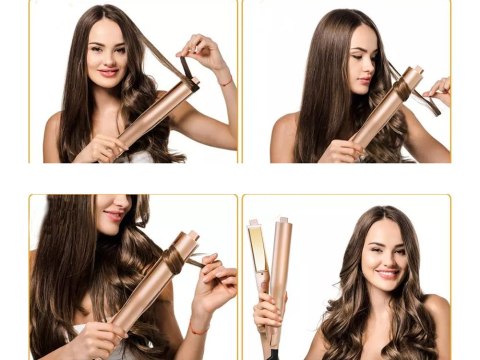 Prostownica do włosów lokówka ceramiczna 2w1 twist Prostownica do włosów lokówka ceramiczna 2w1 twist