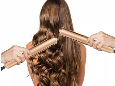 Prostownica do włosów lokówka ceramiczna 2w1 twist Prostownica do włosów lokówka ceramiczna 2w1 twist