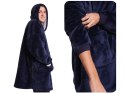 Ciepła bluza koc oversize xxl 2w1 gruba futrzak