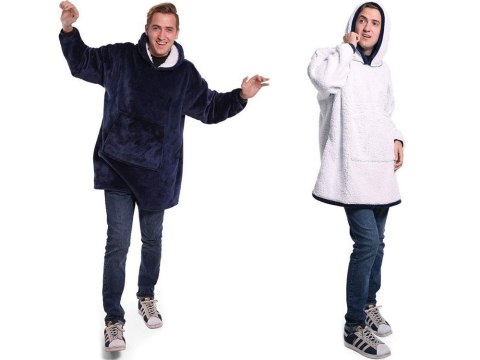 Ciepła bluza koc oversize xxl 2w1 gruba futrzak Ciepła bluza koc oversize xxl 2w1 gruba futrzak