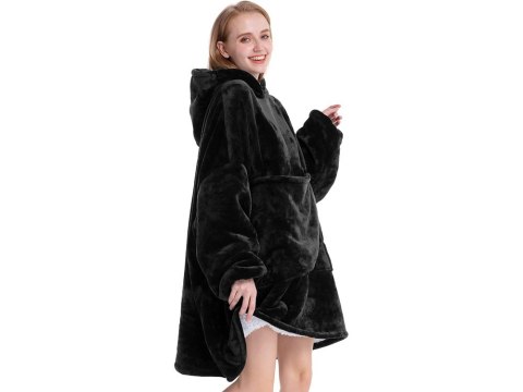 Ciepła bluza koc oversize xxl 2w1 gruba futrzak Ciepła bluza koc oversize xxl 2w1 gruba futrzak