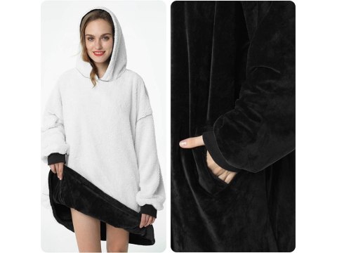 Ciepła bluza koc oversize xxl 2w1 gruba futrzak Ciepła bluza koc oversize xxl 2w1 gruba futrzak